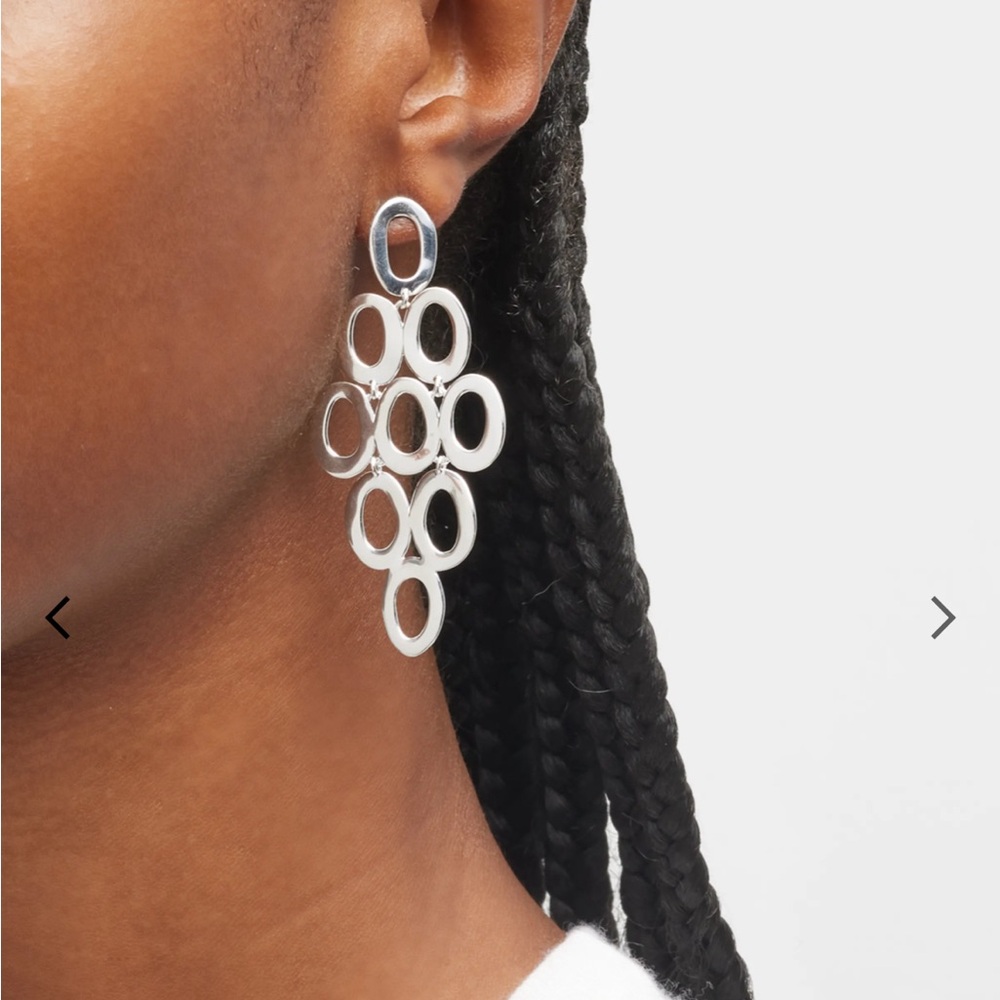 Ippolita 'Classico' Open Oval Chandelier Sterling Silver Earrings